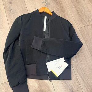 Lululemon Athletica Black Bomber Jacket